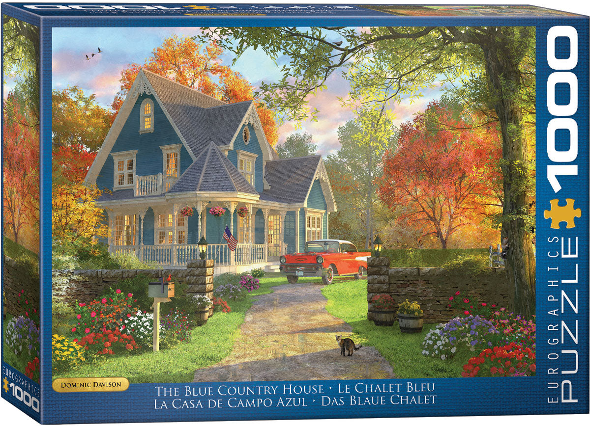 Blue Country House 1000pc