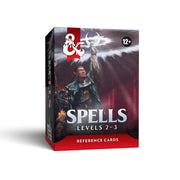 D&D Reference Cards Spells Level 2-3