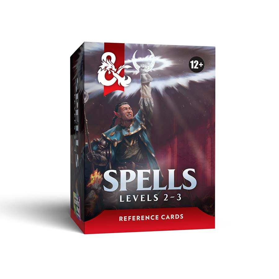 D&D Reference Cards Spells Level 2-3