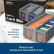 Collectible Card Bin 1600 Gray
