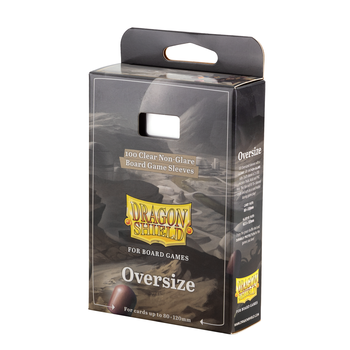 Dragon Shields: (100) Oversize Board Game Sleeves (80mm x 120mm)