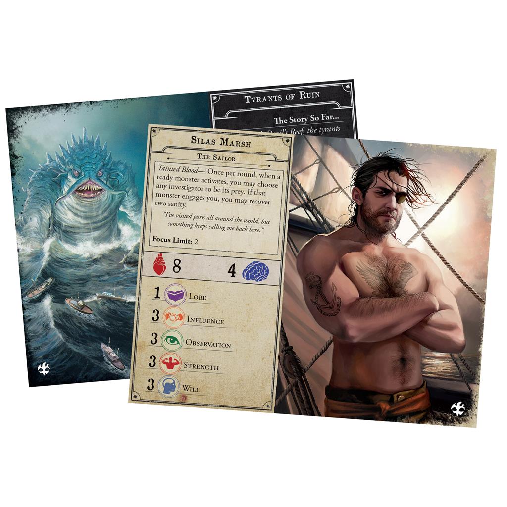 Arkham Horror Under Dark Waves Expansion