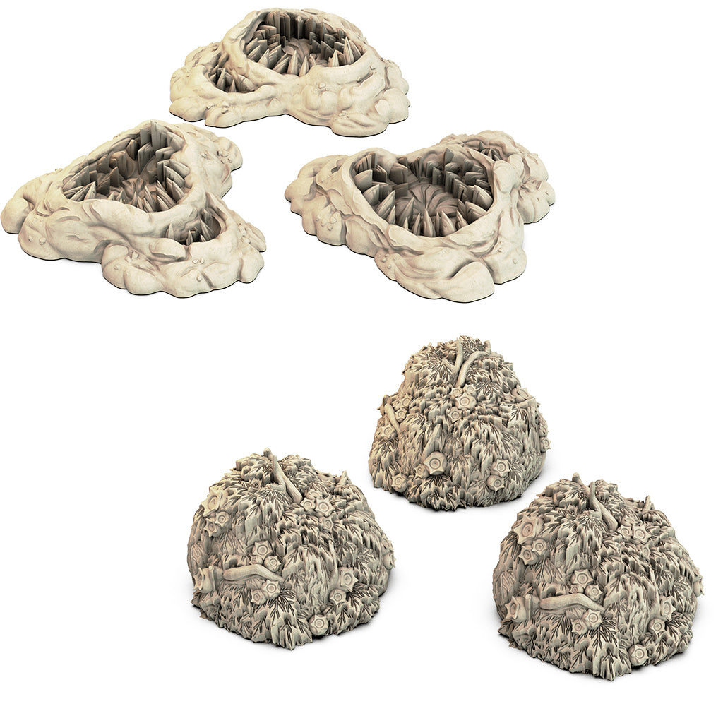 Dragon Eclipse Terrains (Grey)