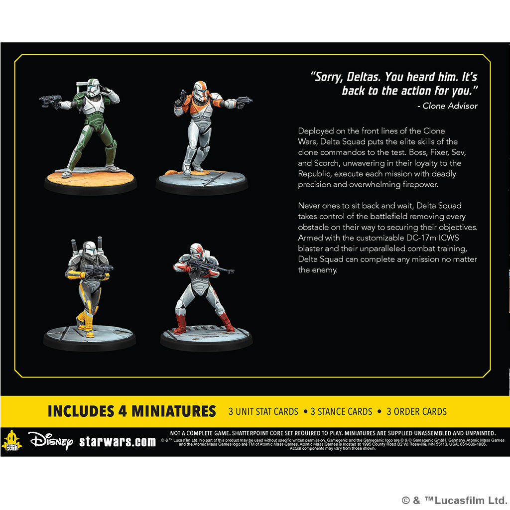 SW Shatterpoint - Delta Squad, Form Up Squad Pack