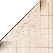 Reversible Battlemat 1" Squares & 1" Hexes (23½" x 26")