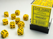 Opaque 12mm d6 Yellow/black Dice BlockÃ¢â€žÂ¢ (36 dice)