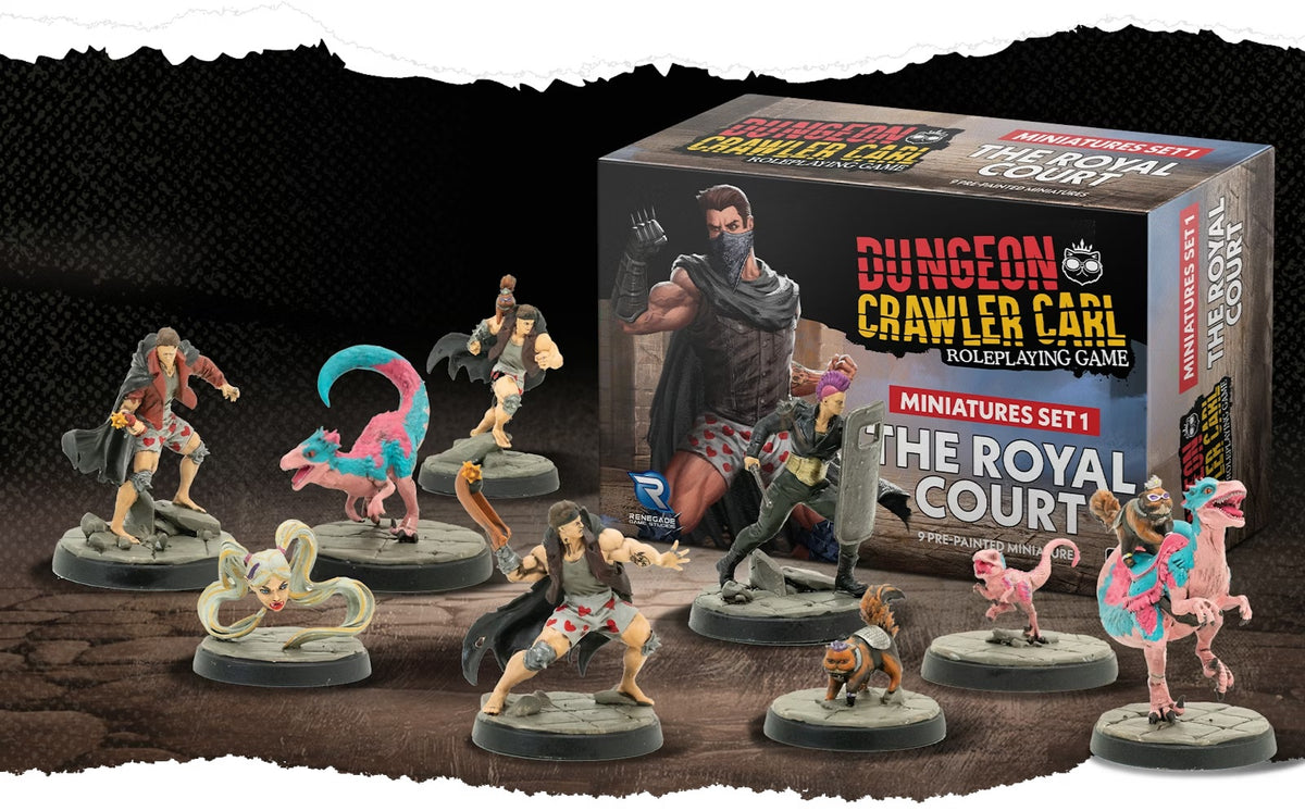Dungeon Crawler Carl RPG: The Royal Court Minis Set 1