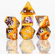 RPG Dice Set (7): Amethyst Geode
