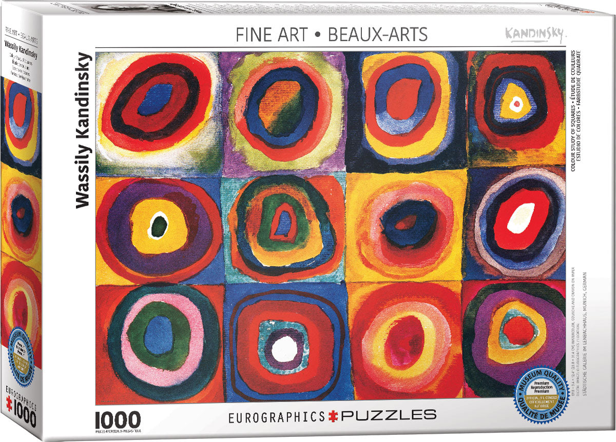 Color Study of Squares Wassily Kandinsky 1000 pc