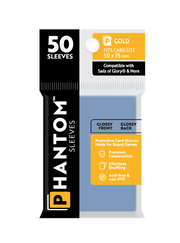 Phantom Gold Sleeves Gloss/Gloss 50x75mm Clear 50ct