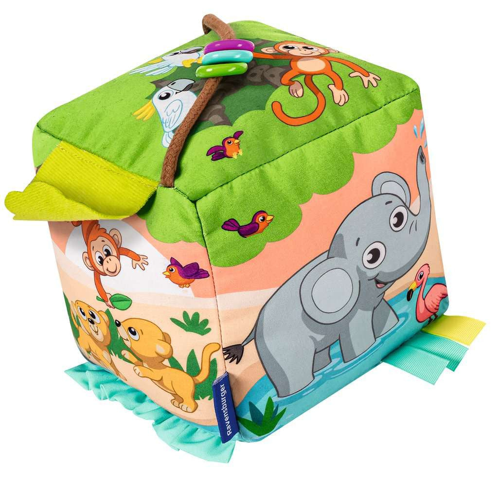 Roll & Play Sound Cube: Wild Animals