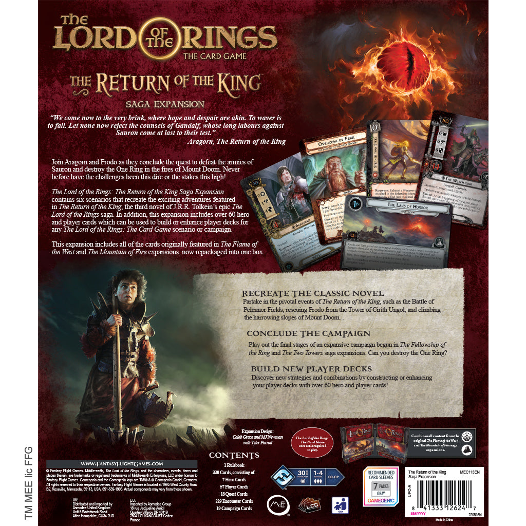 LotR The Card Game Return of the King Saga Expansion