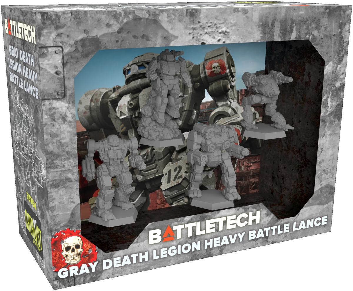 BattleTech: Miniature ForcePack - Gray Death Legion Heavy Battle Lance