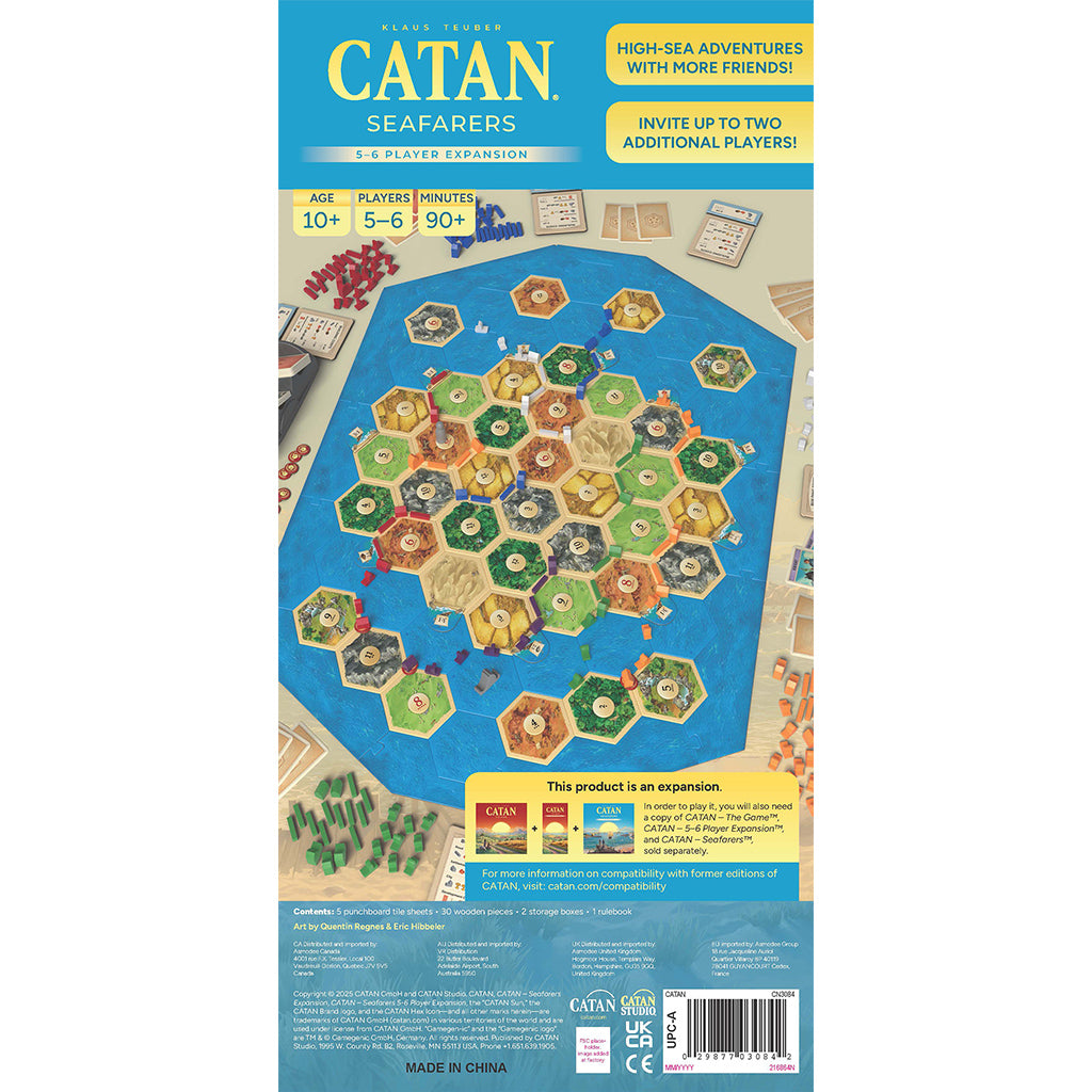 CATAN Ã¢â‚¬â€œ Seafarers 5-6 Player Expansion