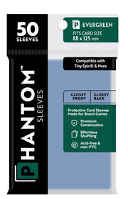 Phantom Evergreen Sleeves Gloss/Gloss 88x125mm Clear 50ct
