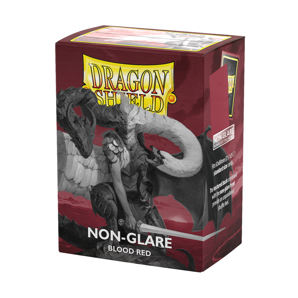 Dragon Shields Matte Blood Red Non-Glare (100)