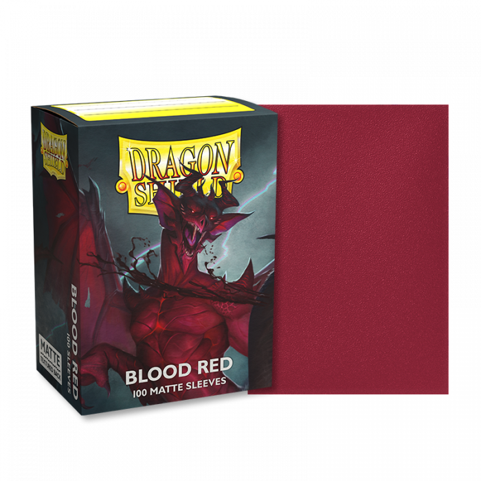 Dragon Shields Matte Blood Red (100)