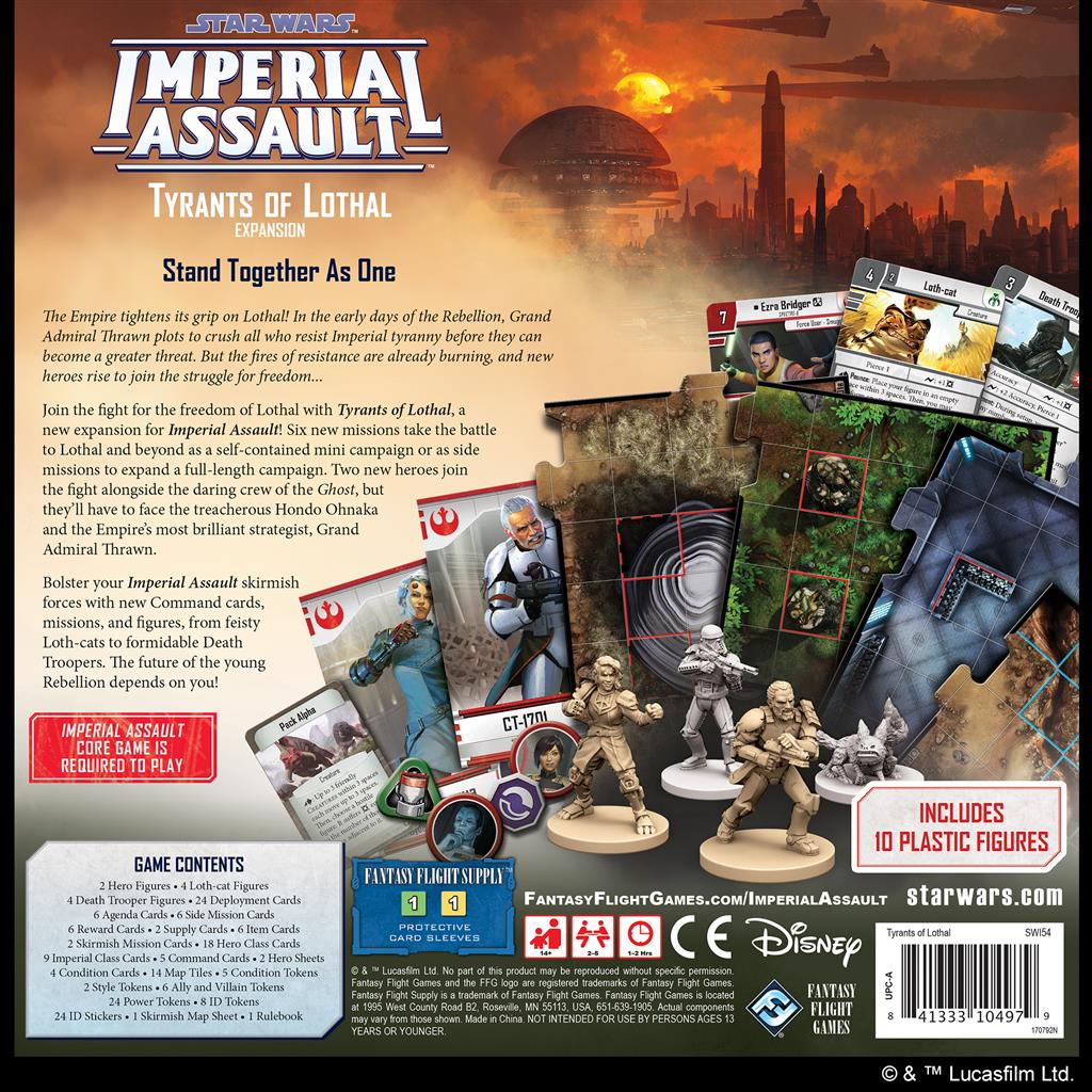 Star Wars Imperial Assault Tyrants of Lothal