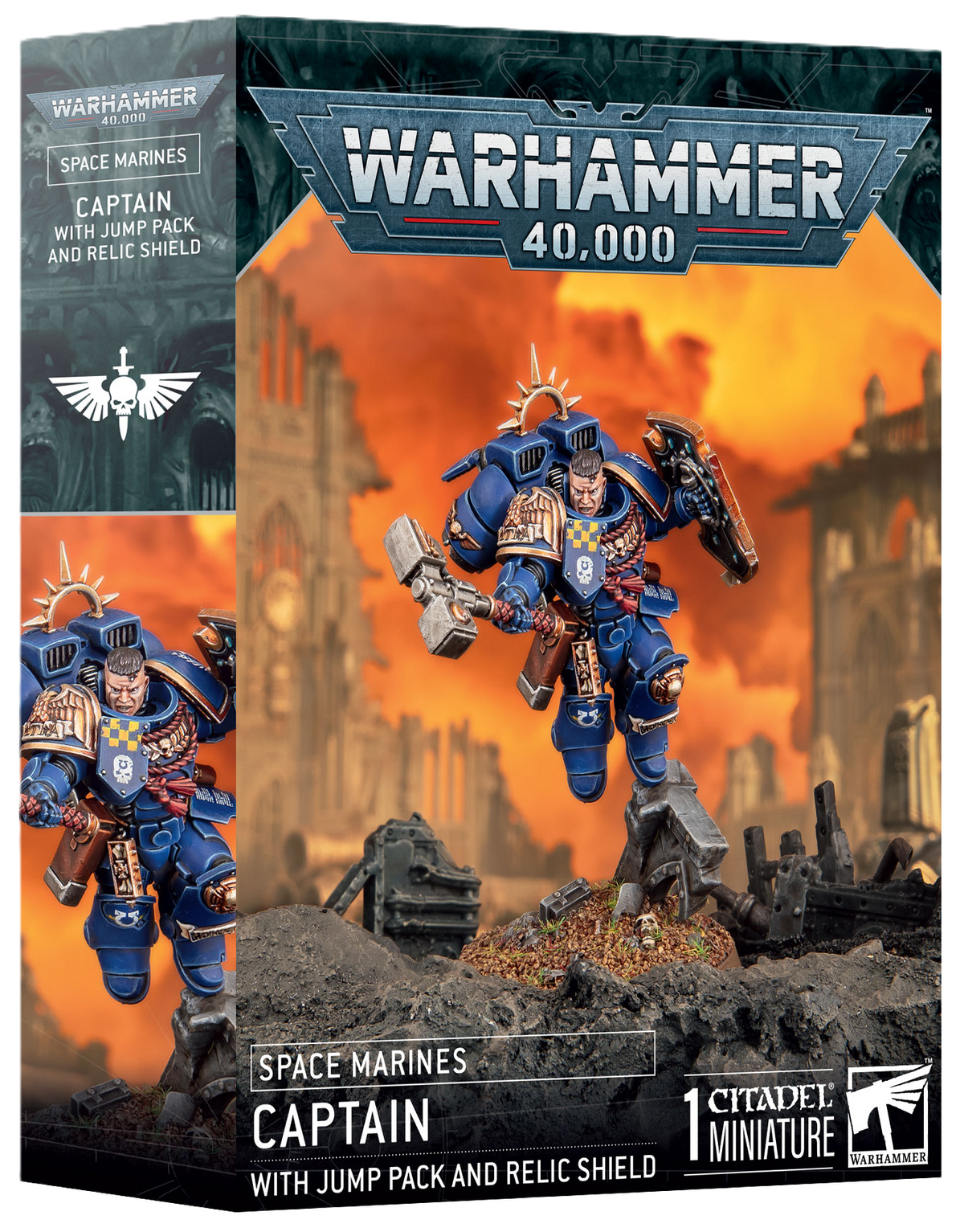 Space Marines: Captain W/Jump Pack & Relic Shield