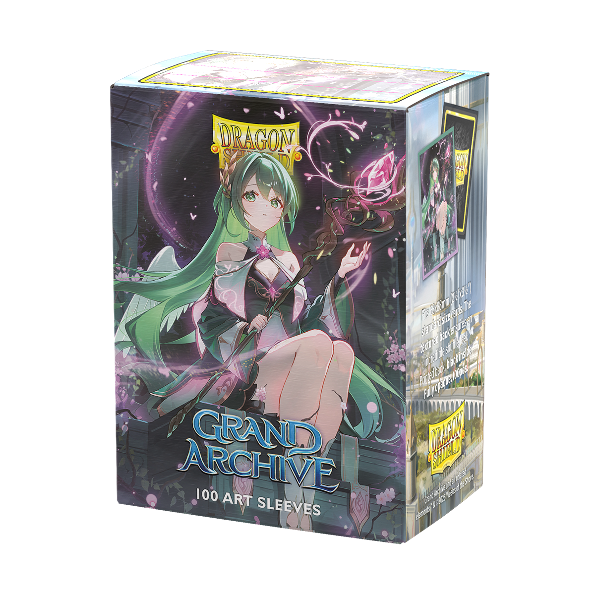 Dragon Shields (100) Matte Dual Art Grand Archive Ariel Archangel of Natura