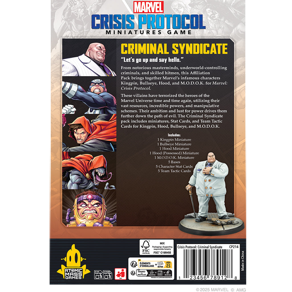 MCP Criminal Syndicate Affiliation Pack