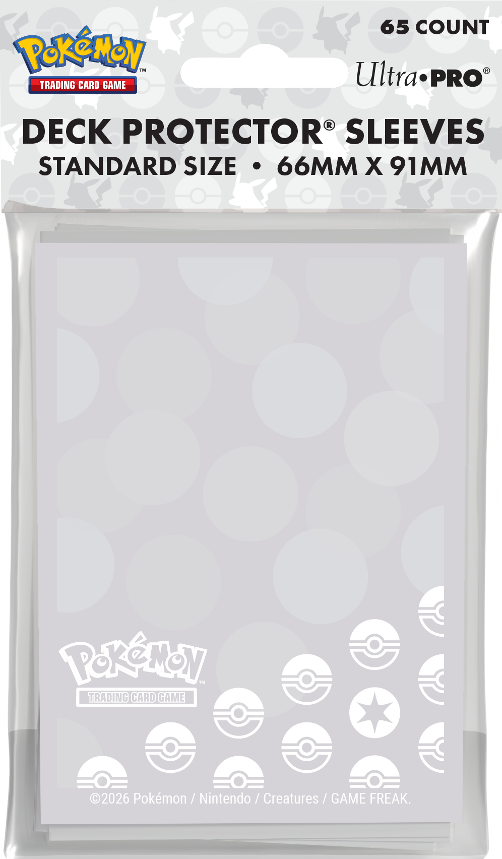 Pokemon Energy Card Sleeves 65ct Colorless