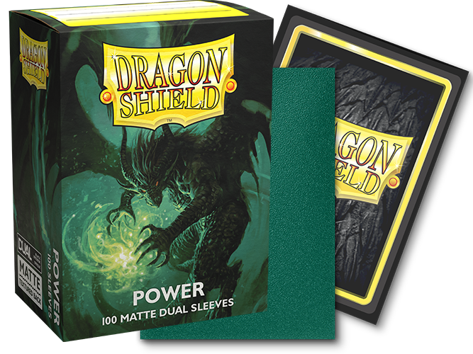 Dragon Shields Matte Dual Metallic Green Power (100)