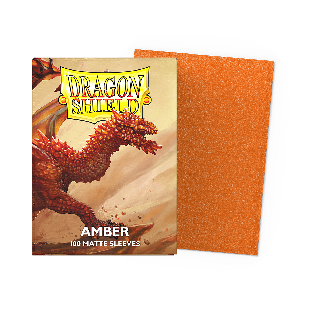 Dragon Shield Matte Amber (100)