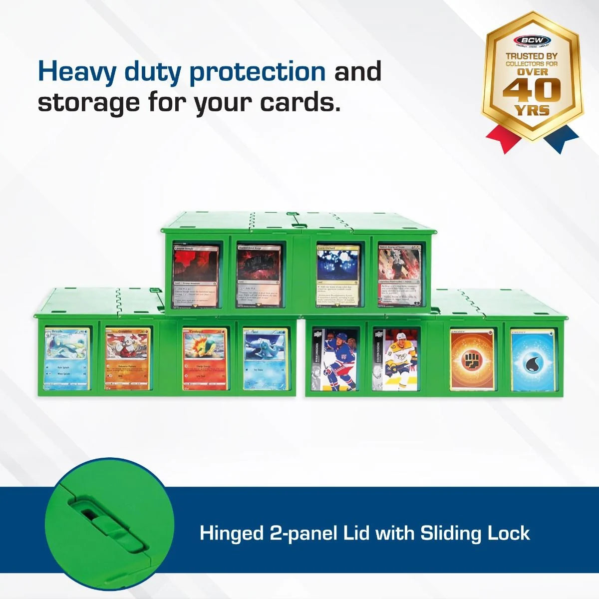 Collectible Card Bin 3200 Green