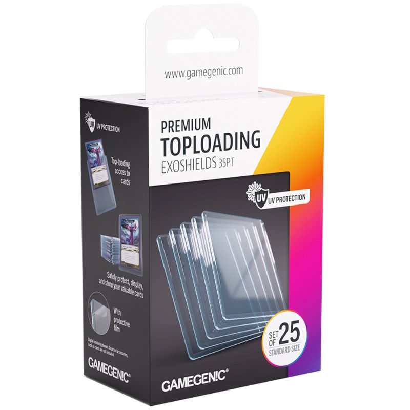 Premium Toploading Exoshields 35pt - Clear