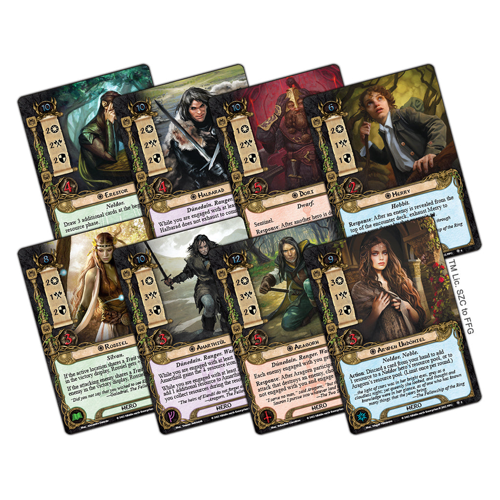 The Lord of the Rings The Card Game Angmar Awakened Hero Expansion