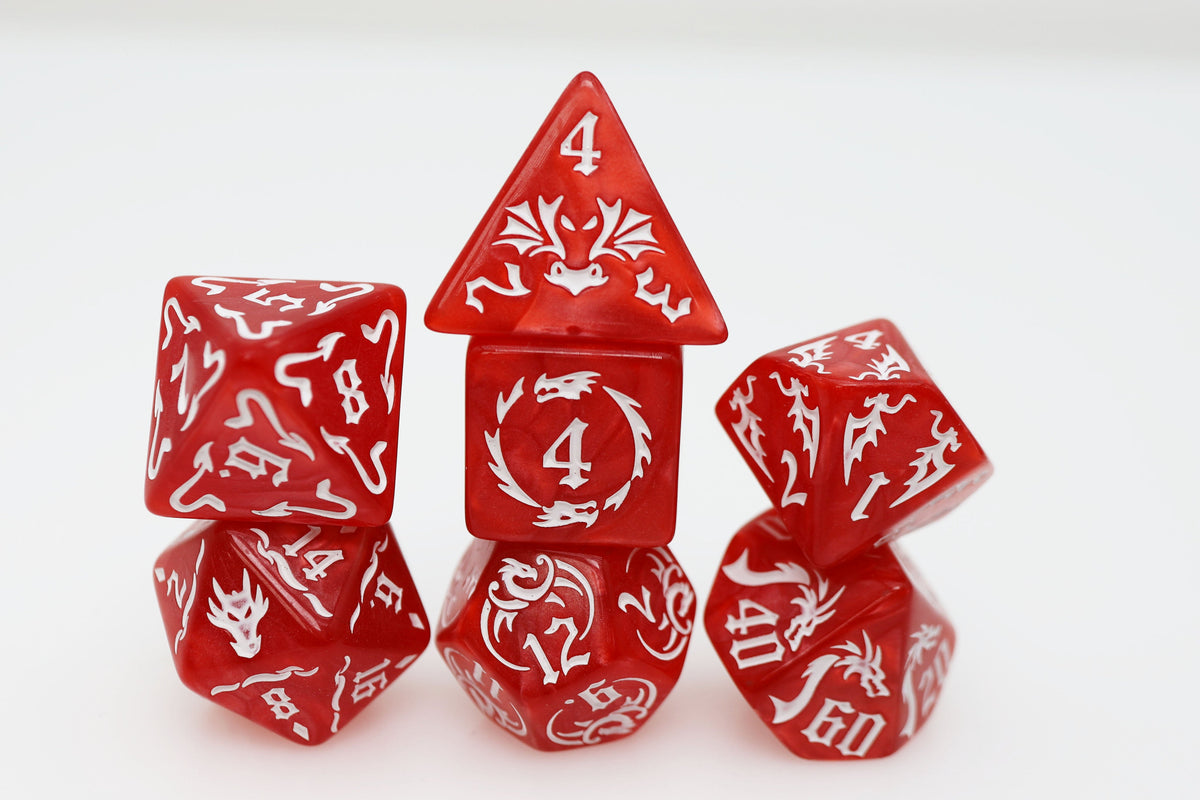 Drake's Flight RPG Dice Set Inferno