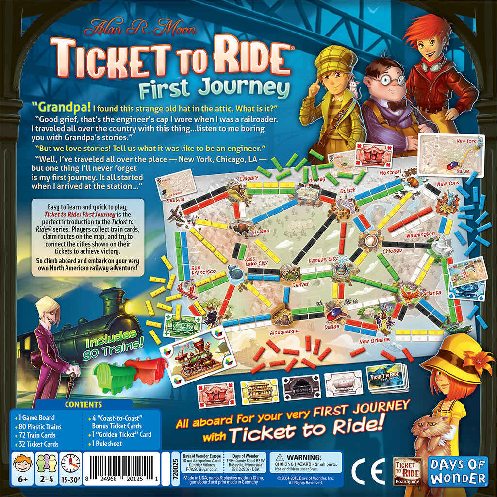 Ticket to Ride First Journey