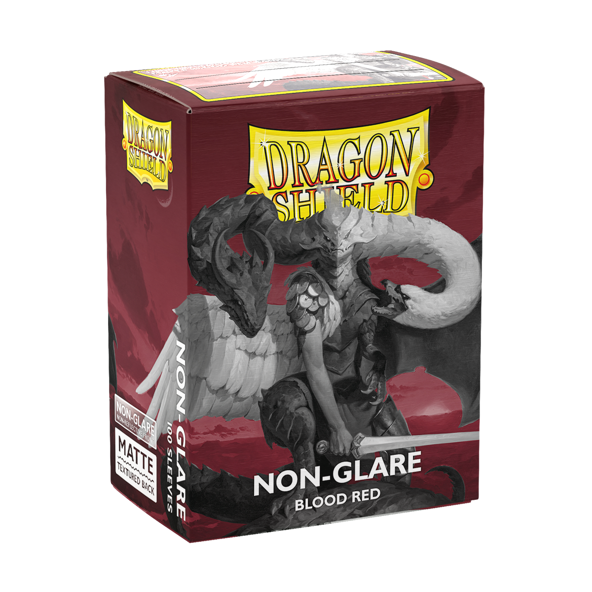 Dragon Shields Matte Blood Red Non-Glare (100)