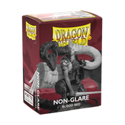 Dragon Shields Matte Blood Red Non-Glare (100)
