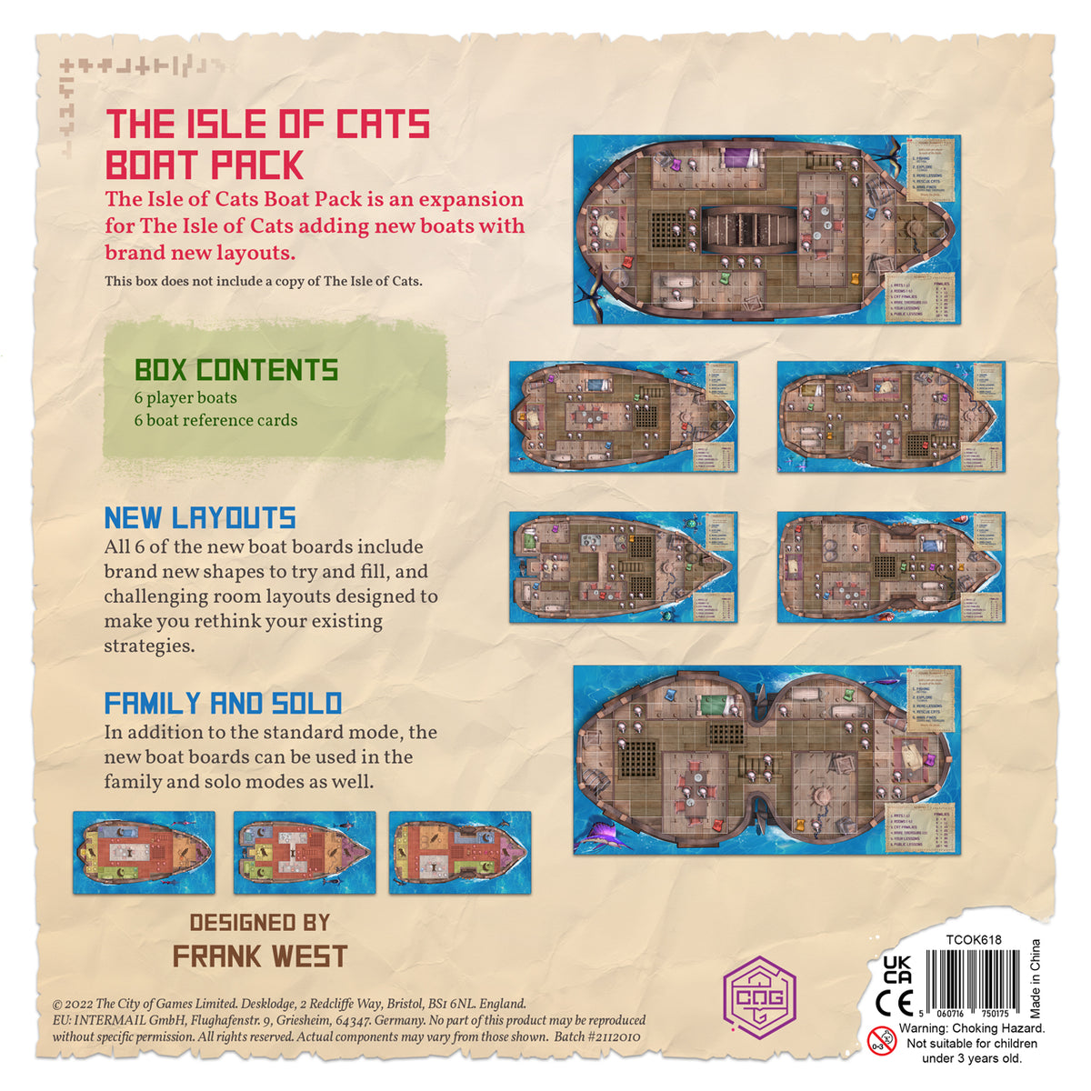 The Isle of Cats Boat Pack