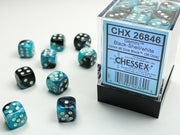 GeminiÃ‚Â® 12mm d6 Black-Shell/white Dice BlockÃ¢â€žÂ¢ (36 dice)