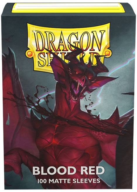 Dragon Shields Matte Blood Red (100)