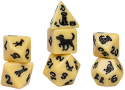 SD Animal Series Golden Pup 7-Die RPG Set