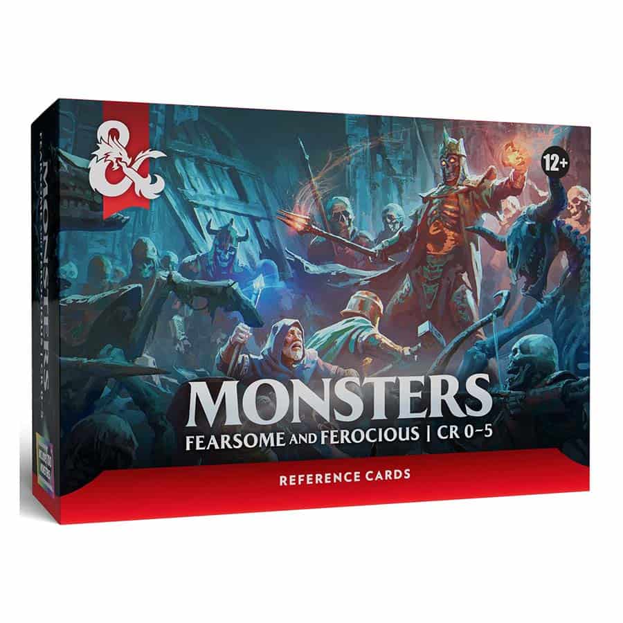 D&D Reference Cards Monsters Fearsome & Ferocious