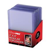 Toploader: 3in x 4in Clear Regular (25)