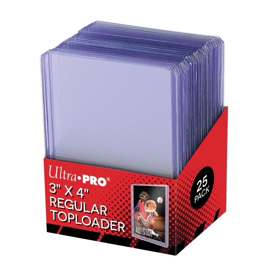 Toploader: 3in x 4in Clear Regular (25)