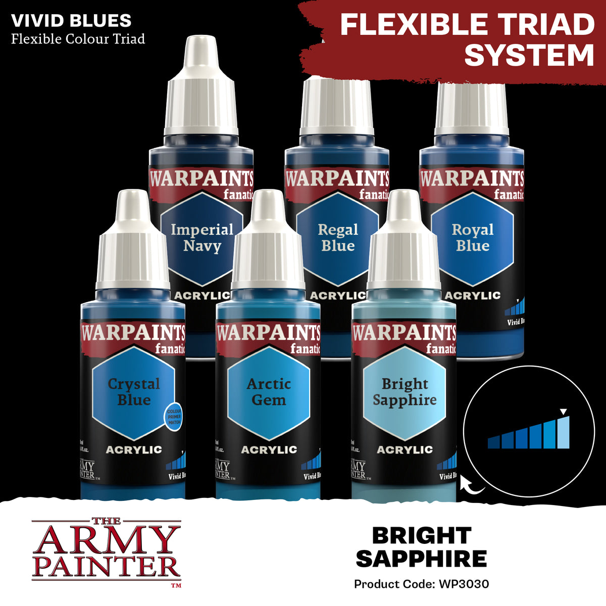 Warpaints Fanatic: Bright Sapphire 18ml