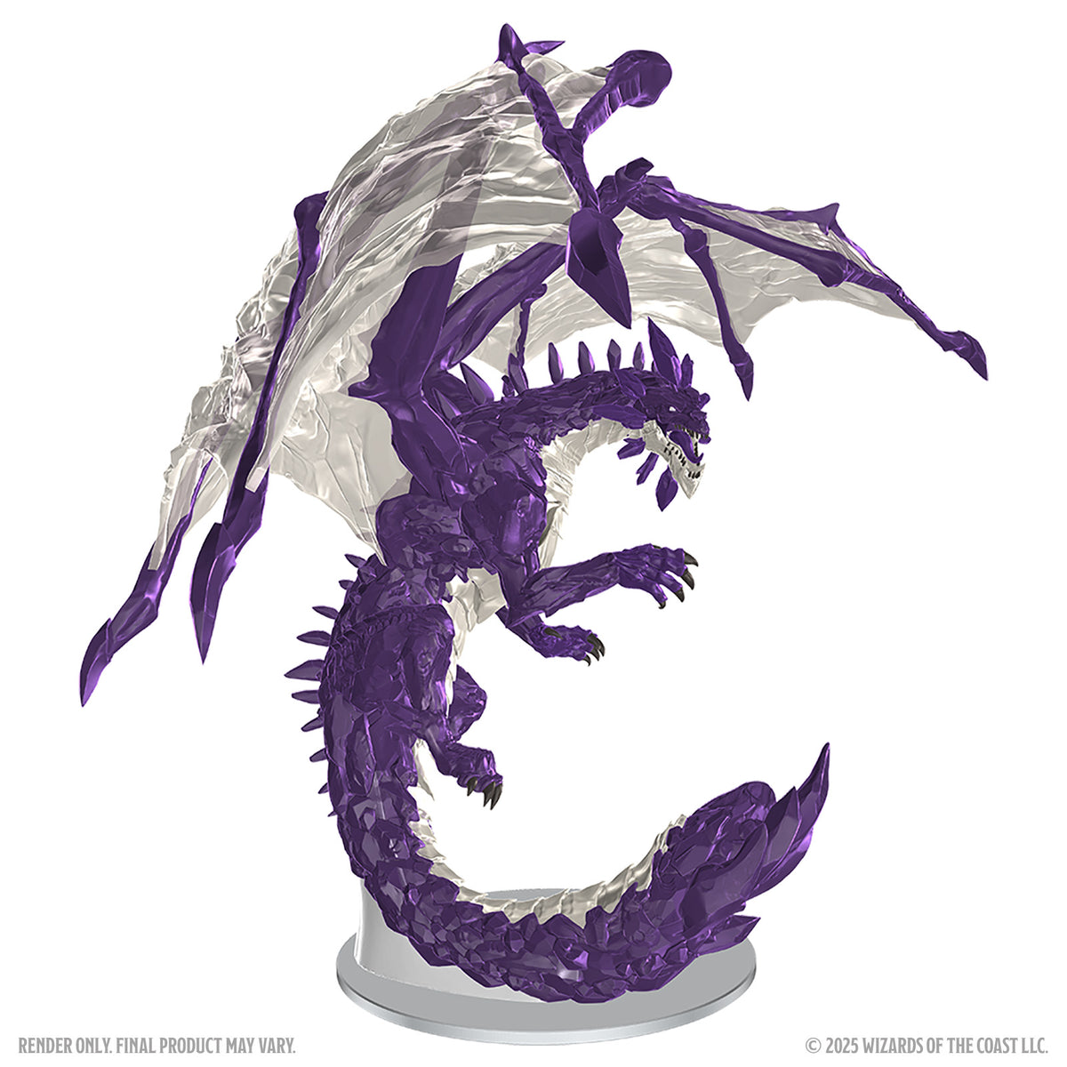 D&D ICONS: Amethyst Dragon Boxed Miniature