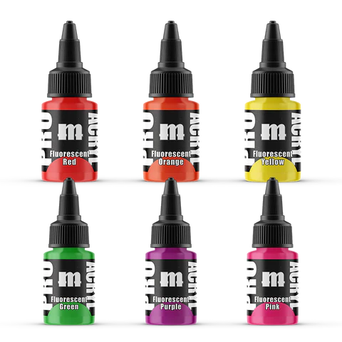 Pro Acryl Fluorescent Set