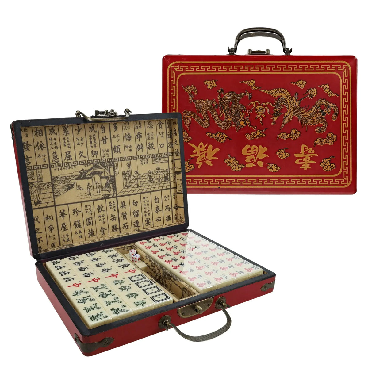 Chinese Mahjong Red Case