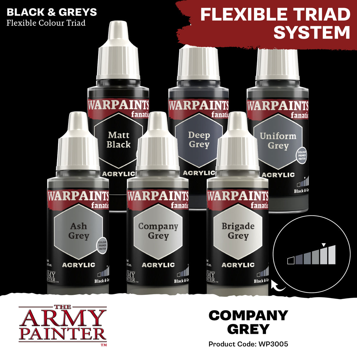 Warpaints Fanatic: Company Grey 18ml