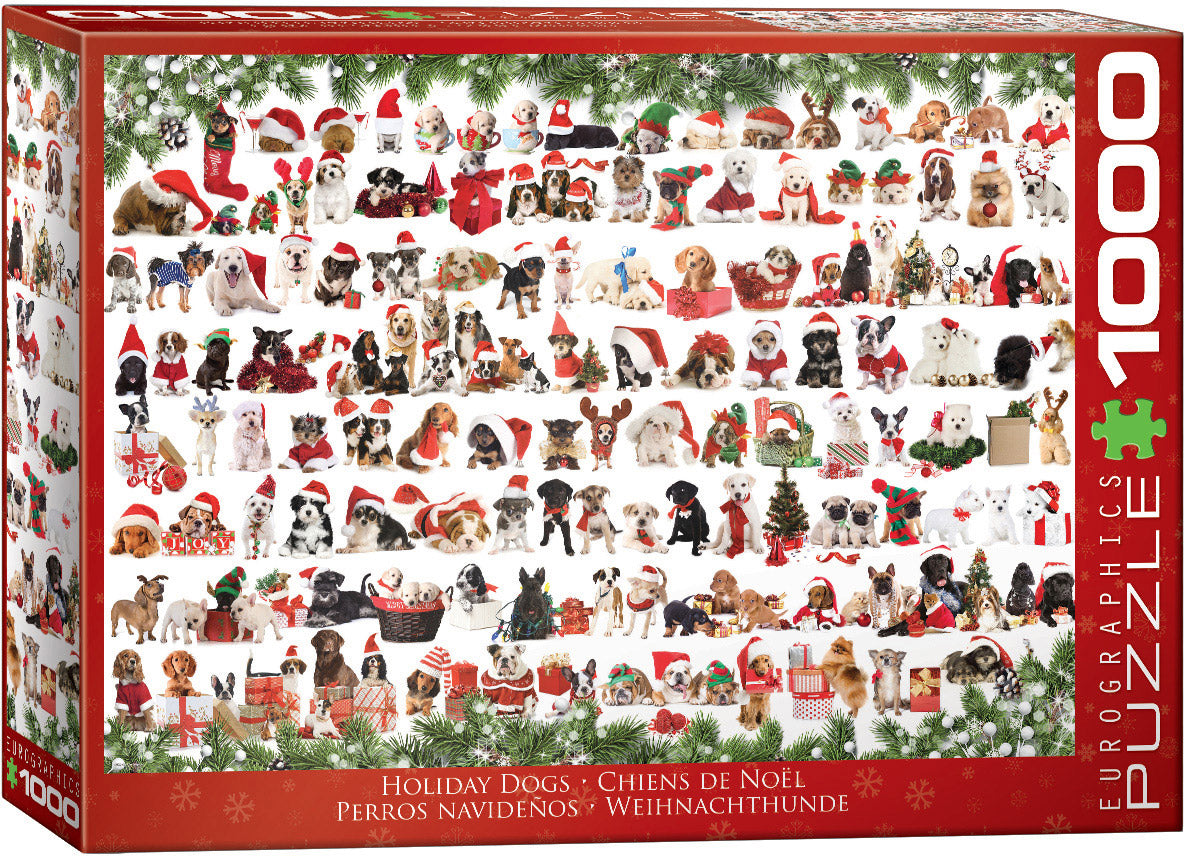 Holiday Dogs 1000pc