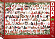 Holiday Dogs 1000pc