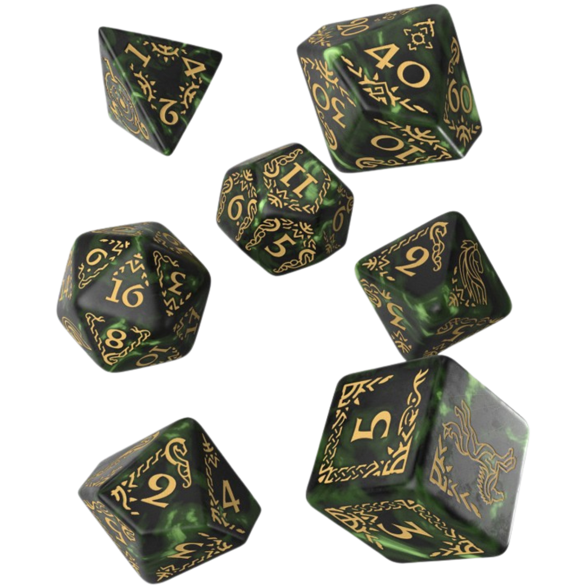 The Lord of the Rings Rohan Dice Set